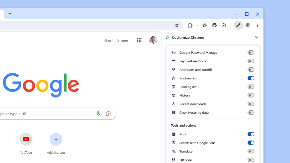 A new way to customize your toolbar